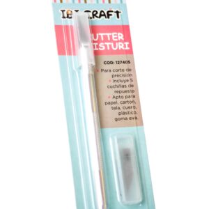 CUTTER BISTURI IBI CRAFT CON 5 REPUESTOS