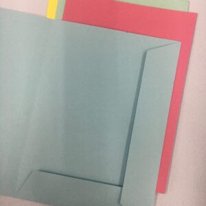 CARPETA A4 2 SOLAPAS COLORES PASTELES