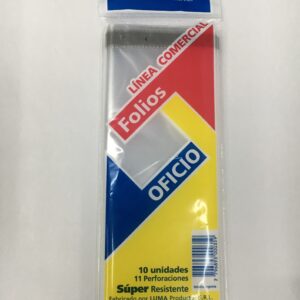 FOLIOS LUMA OFICIO SUPER x 10 u.