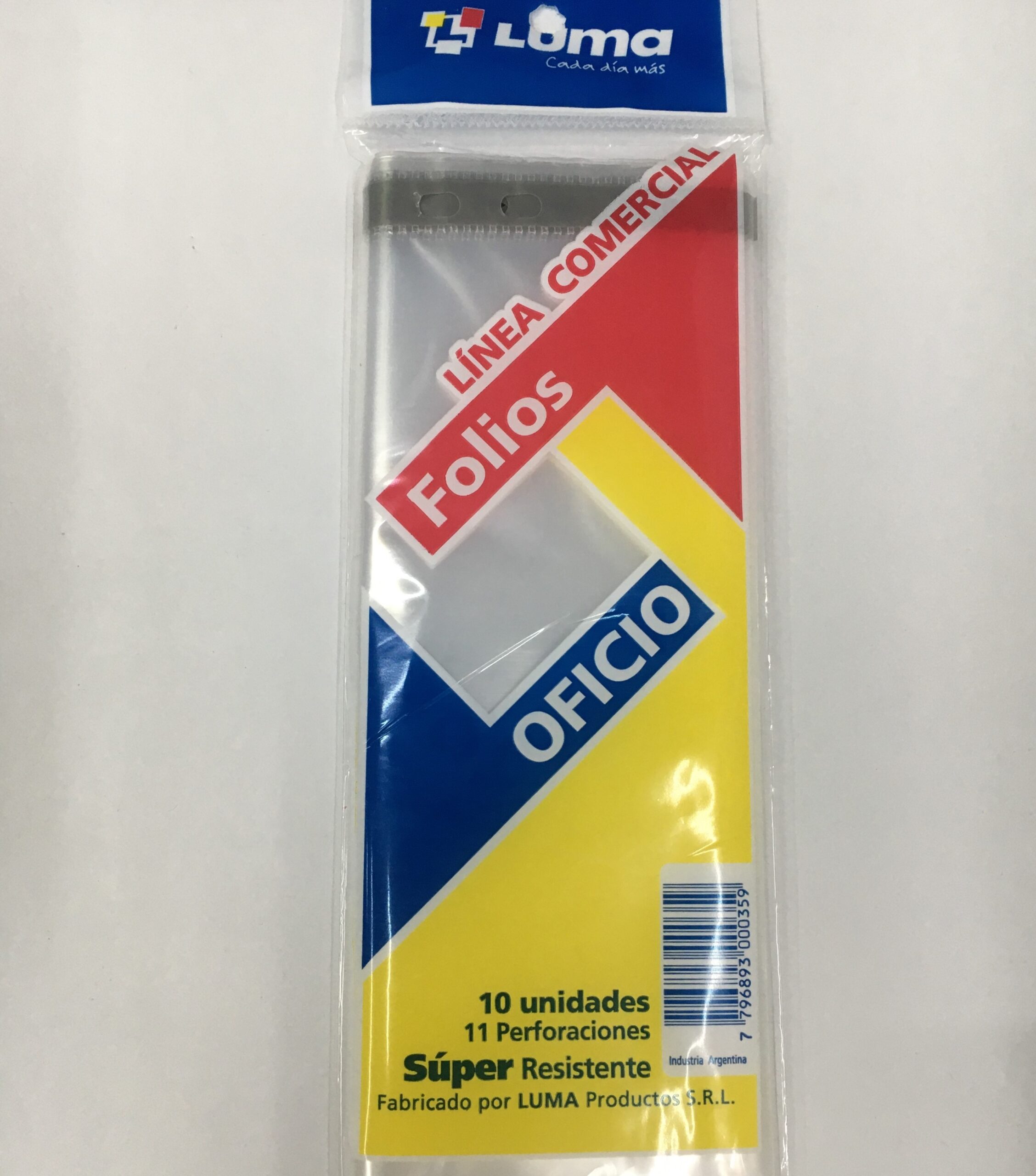 FOLIOS LUMA OFICIO SUPER x 10 u.