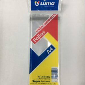FOLIOS LUMA A4 SUPER x 10 u.