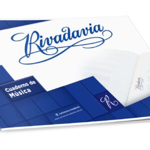 CUADERNO DE MUSICA RIVADAVIA x 20 h.