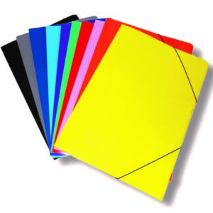 CARPETA 3 SOLAPAS CON ELASTICO OFICIO COLOR