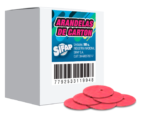 ARANDELAS DE CARTON x 500 u.