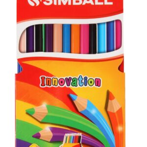 LAPICES DE COLORES LARGOS SIMBALL INNOVATION x 12