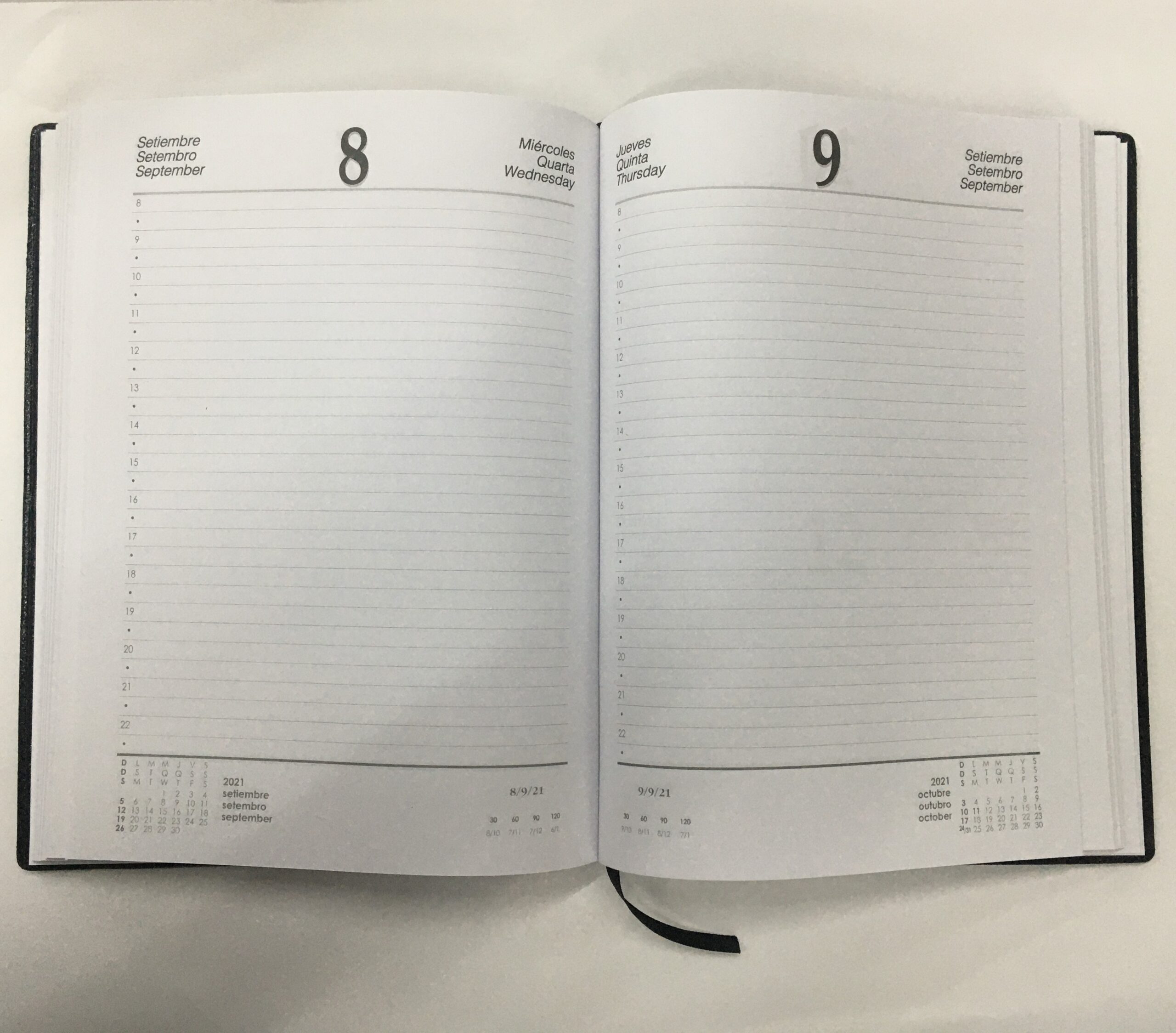 AGENDA ENCUADERNADA DIARIA N°8 NIVEL 10