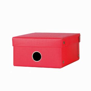 CAJA DE ARCHIVO CON TAPA CON REMACHES 19 x 15 x 8 cm