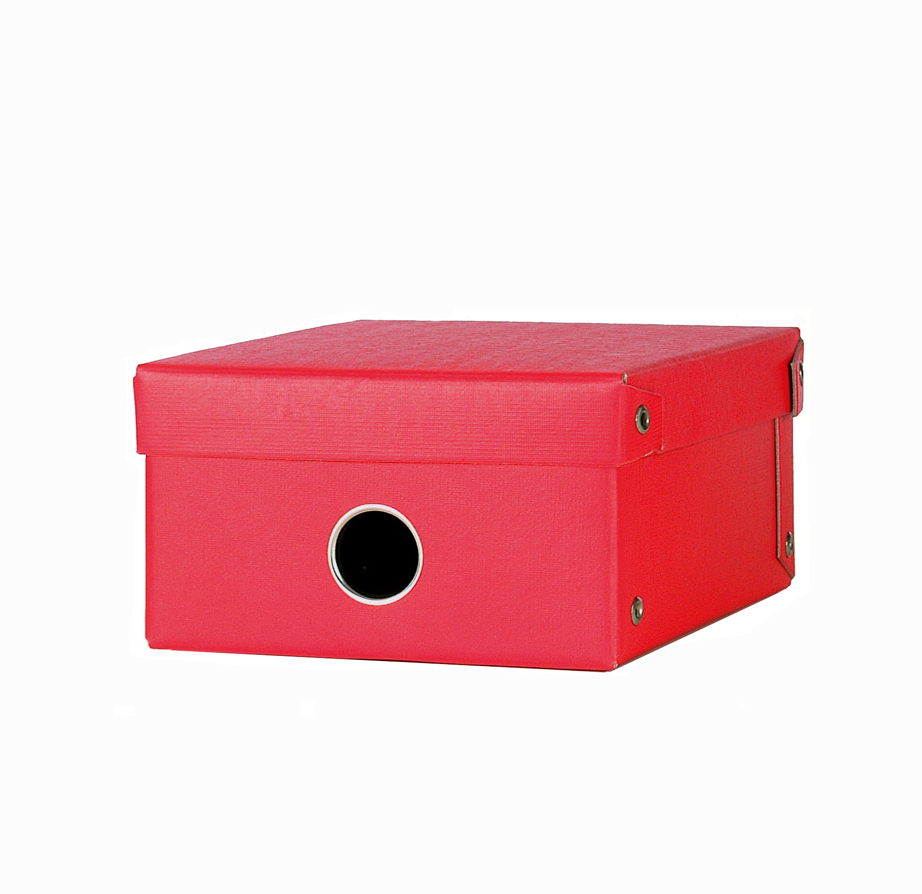 CAJA DE ARCHIVO CON TAPA CON REMACHES 19 x 15 x 8 cm