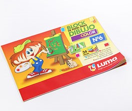 BLOCK DE DIBUJO COLOR Nº6 LUMA