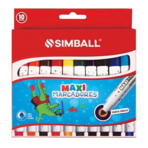 MARCADORES LARGOS GRUESOS SIMBALL x 10