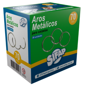 ARO PARA CARPETA DE METAL 70 mm.