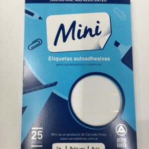 ETIQUETAS AUTOADHESIVAS x PLANCHA