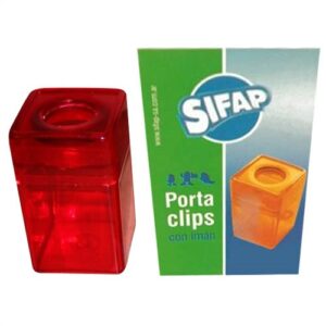 PORTACLIPS CON IMAN ACRILICO SIFAP