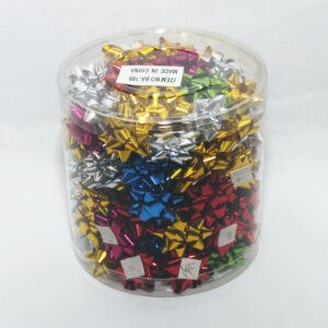 MOÑOS TINNY METALIZADOS CON ADHESIVO x 100 u.
