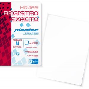 PAPEL DE DIBUJO PLANTEC REGISTRO EXACTO 35 x 50 x 10 h.