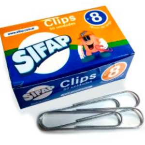 CLIPS Nº8 x 50 u.