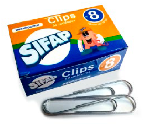 CLIPS Nº8 x 50 u.