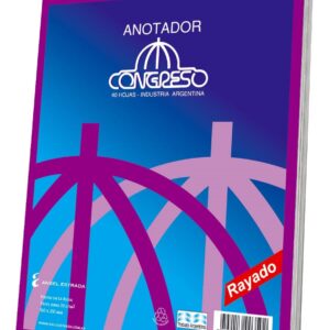 BLOCK ANOTADOR CONGRESO x 40 h.