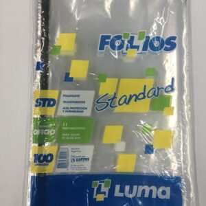 FOLIOS LUMA OFICIO x 100 u.