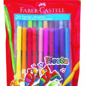 MARCADORES LARGOS FABER CASTELL FIESTA x 20