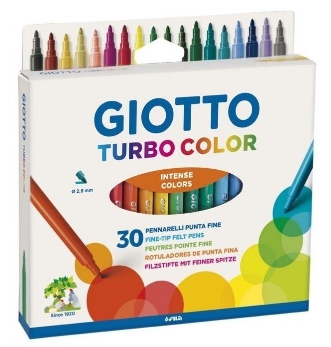MARCADORES LARGOS GIOTTO x 30
