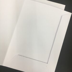 CARPETA A4 2 SOLAPAS OPALINA BLANCA