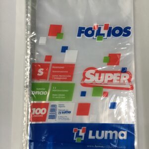 FOLIOS LUMA OFICIO SUPER x 100 u.