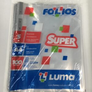 FOLIOS LUMA A4 SUPER x 100 u.