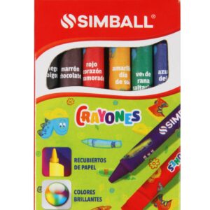 CRAYONES SIMBALL x 6 u.