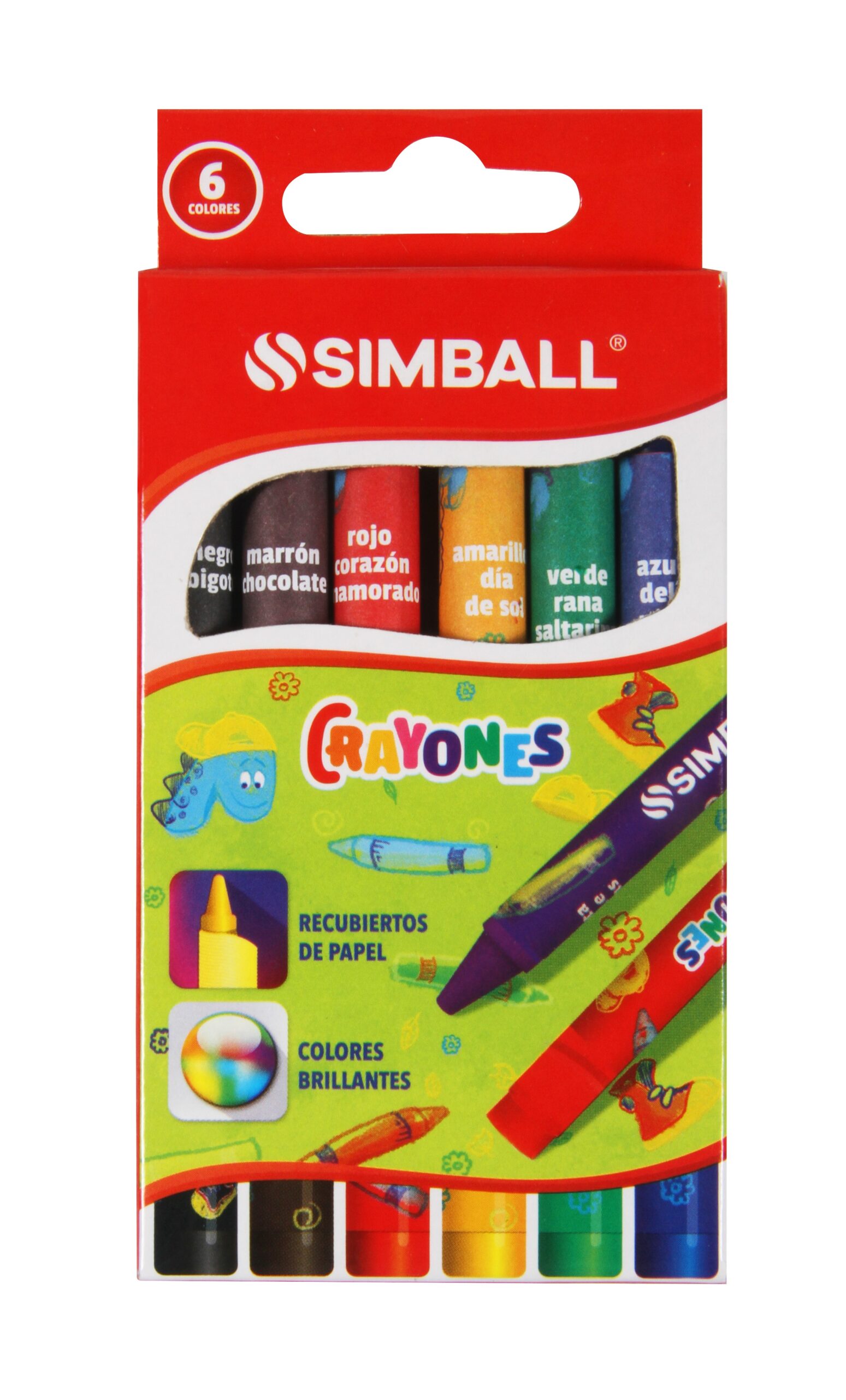 CRAYONES SIMBALL x 6 u.