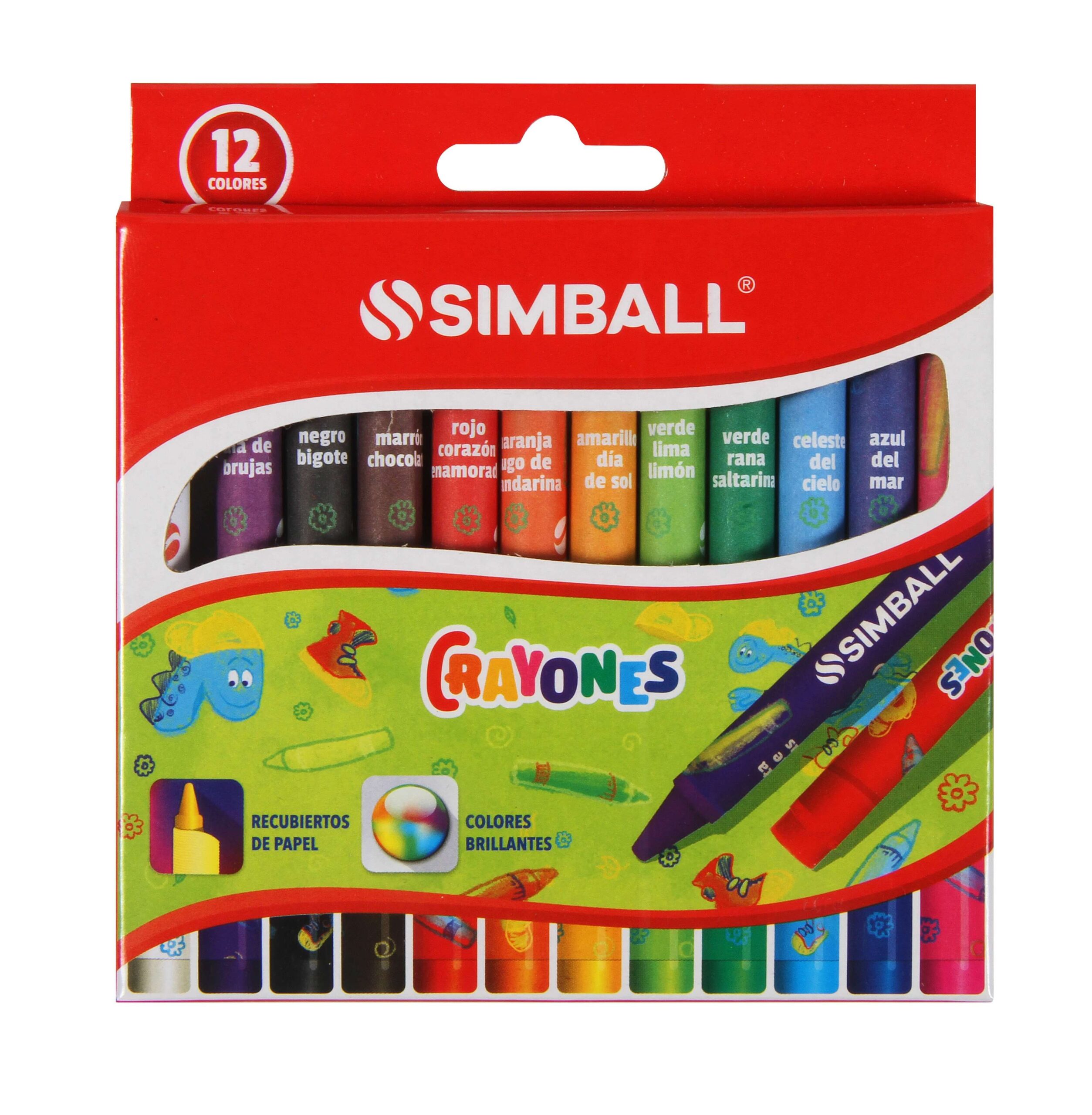 CRAYONES SIMBALL x 12 u.