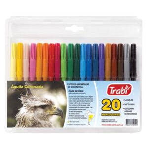 MARCADORES LARGOS TRABI JUNIOR x 20