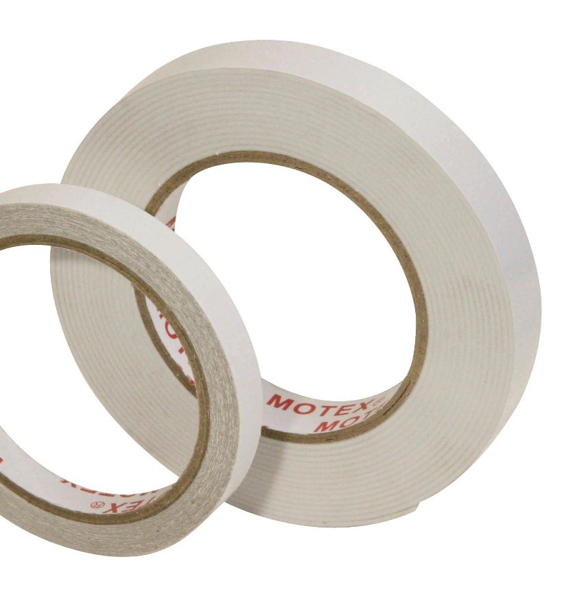 CINTA ADHESIVA BIFAZ DE MONTAJE MOTEX 18 x 5 m.