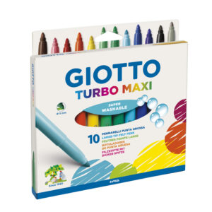MARCADORES LARGOS GRUESOS GIOTTO x 10