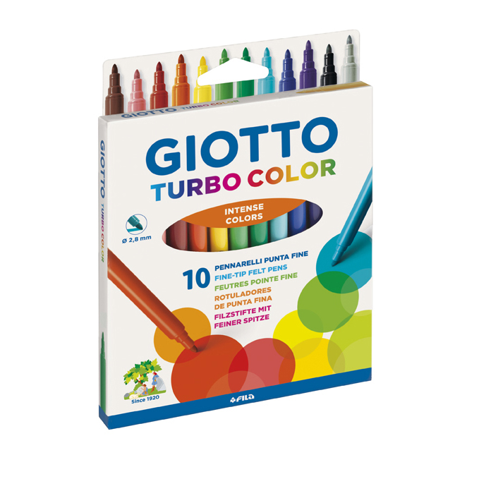 MARCADORES LARGOS GIOTTO x 10
