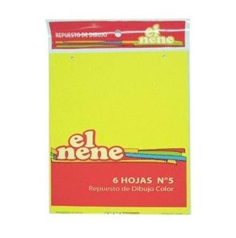 REPUESTO CANSON COLOR Nº5 EL NENE