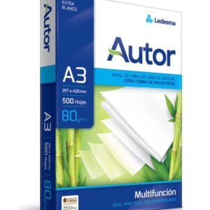 RESMA LEDESMA AUTOR 80 g. A3 x 500 h.