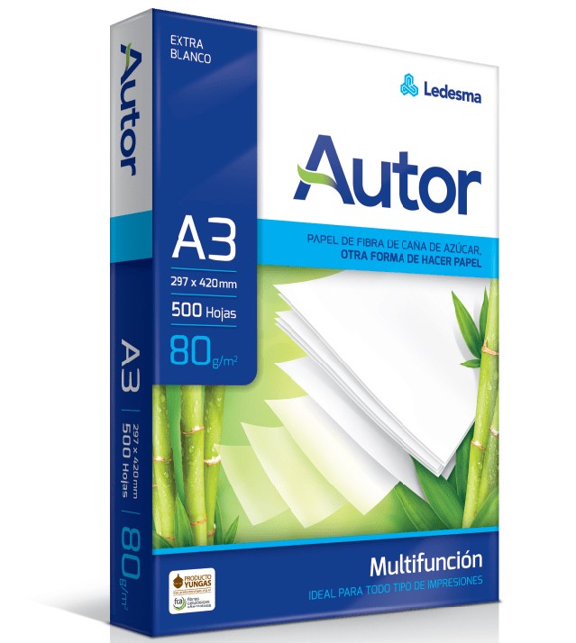 RESMA LEDESMA AUTOR 80 g. A3 x 500 h.