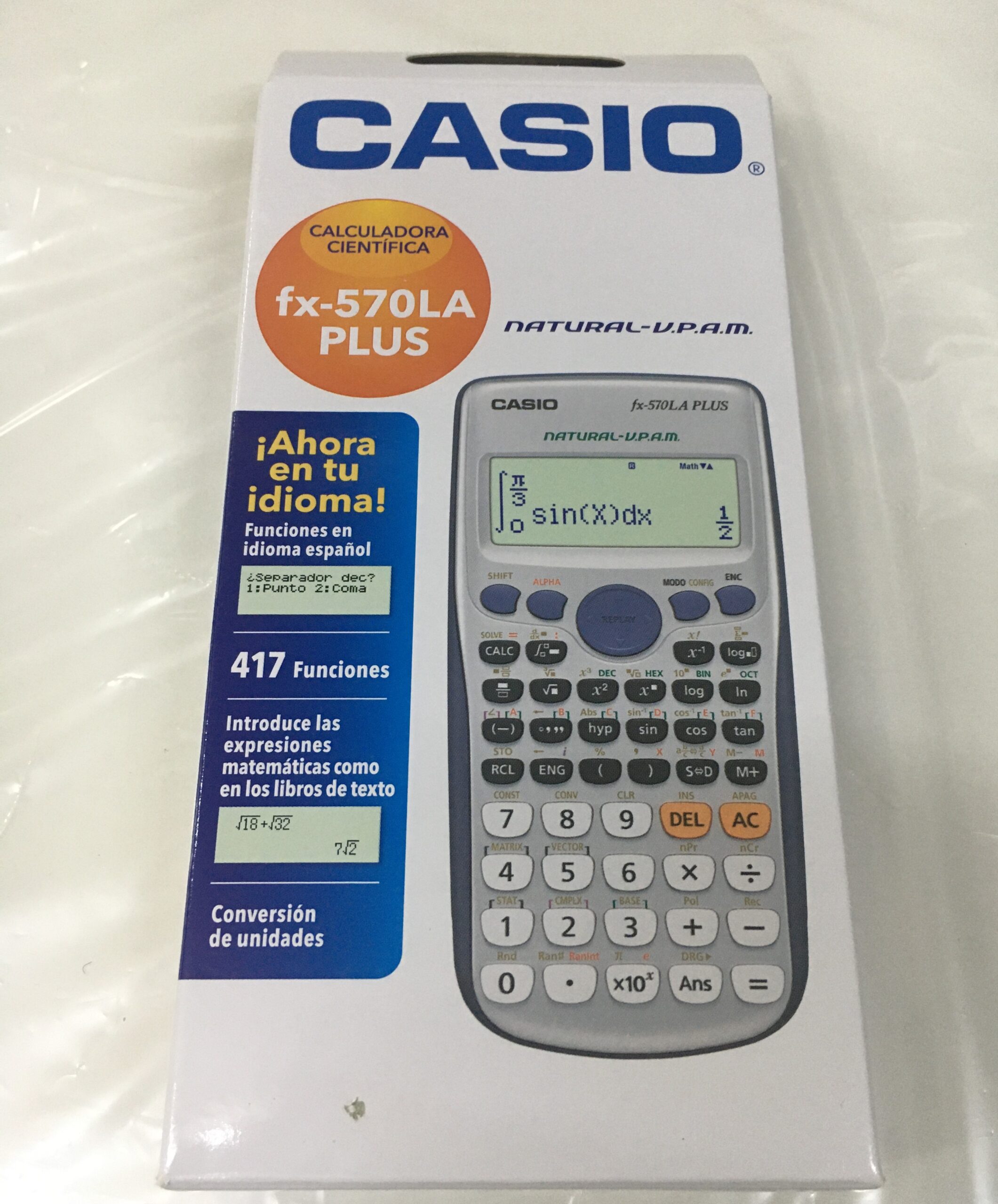 CALCULADORA CIENTIFICA CASIO 570 LACW
