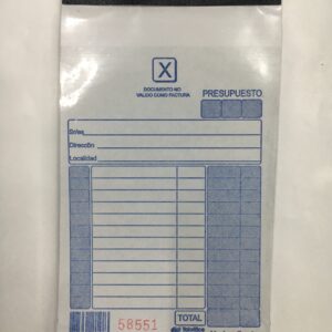 TALONARIO DE REMITOS ECONOMICO CHICO