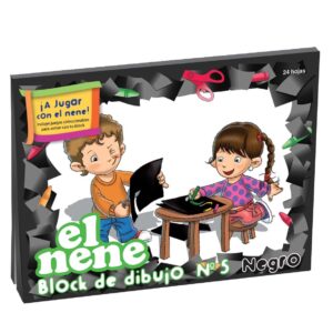 BLOCK DE DIBUJO NEGRO Nº5 EL NENE