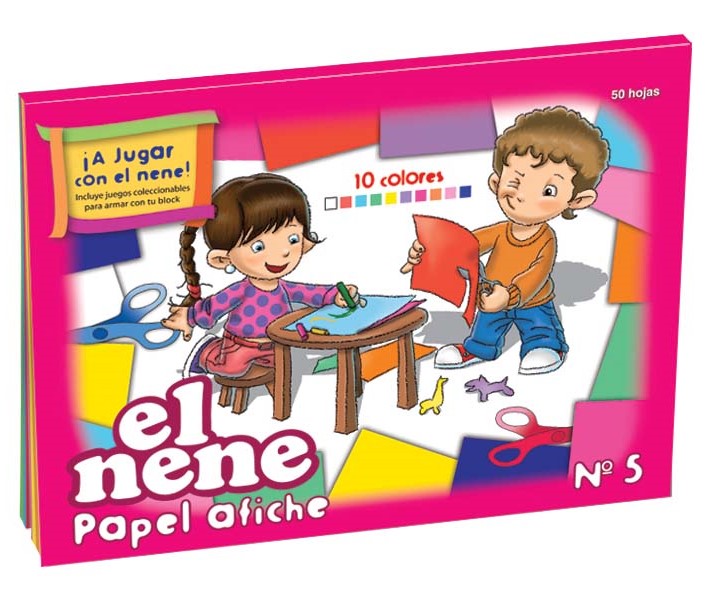 BLOCK DE DIBUJO AFICHE Nº5 EL NENE