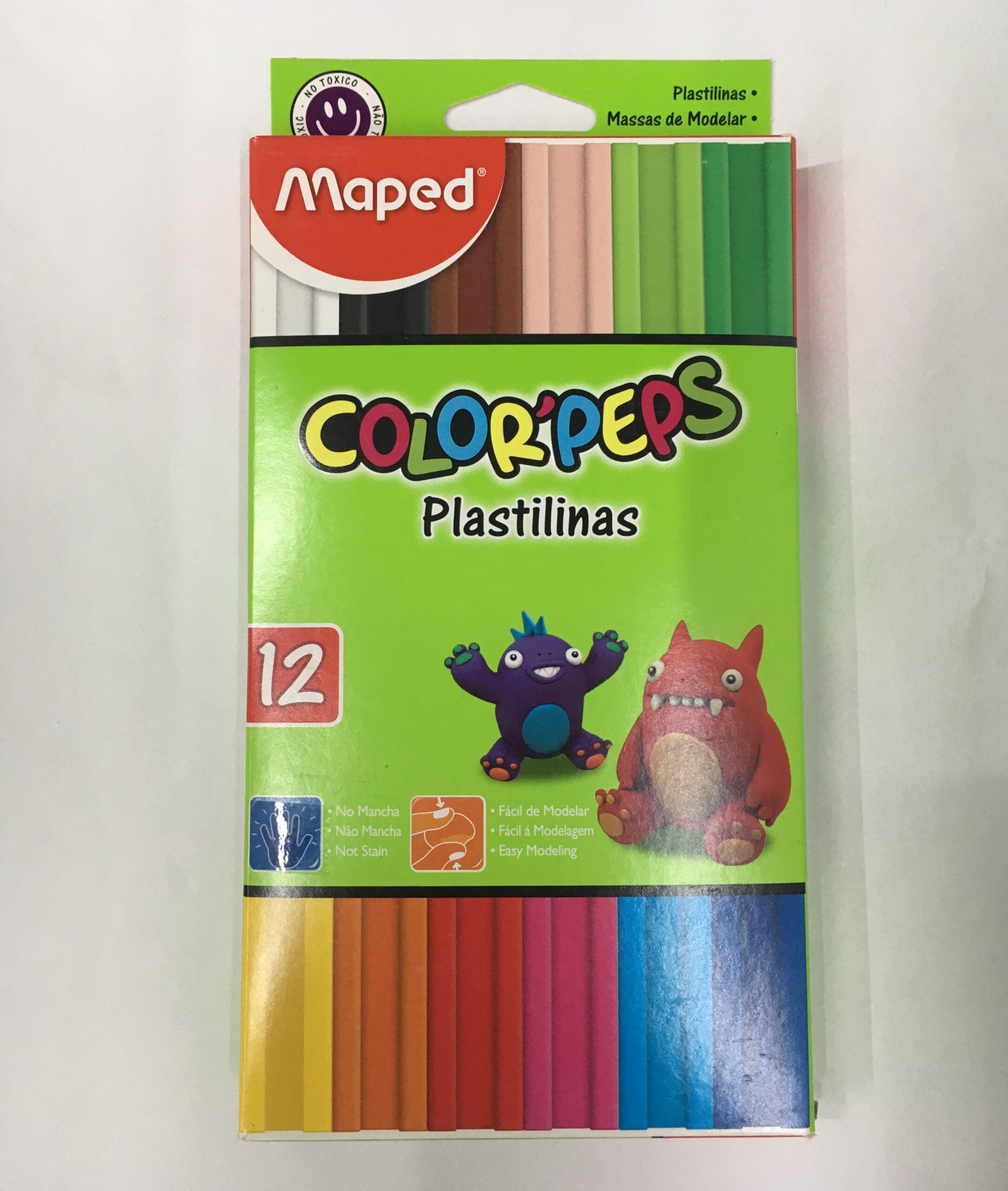 PLASTILINA MAPED x 12 u.