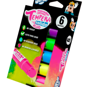 TEMPERA SOLIDA FLUO SIFAP x 6 u.