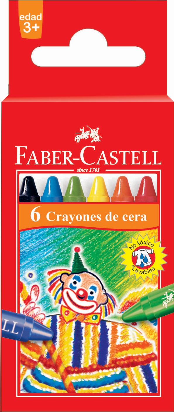 CRAYONES FABER CASTELL x 6 u.