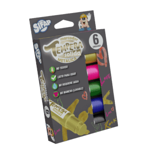 TEMPERA SOLIDA METALIZADA SIFAP x 6 u.