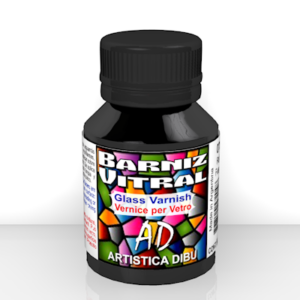 BARNIZ VITRAL PARA VIDRIO AD x 50 ml.