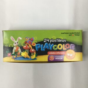 PLASTILINA PLAYCOLOR x 24 u.