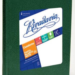CUADERNO RIVADAVIA FORRADO CUADRICULADO x 50 h.