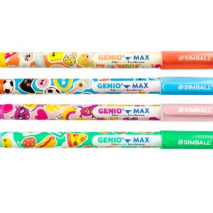 ROLLER GEL BORRABLE A FRICCION SIMBALL GENIO MAX DESCARTABLE